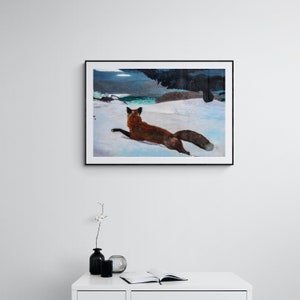 Stampa di Winslow Homer: Fox Hunt. Stampe artistiche su tela o carta artistica. Spedizione gratuita negli USA, Canada, UK, UE, Australia.