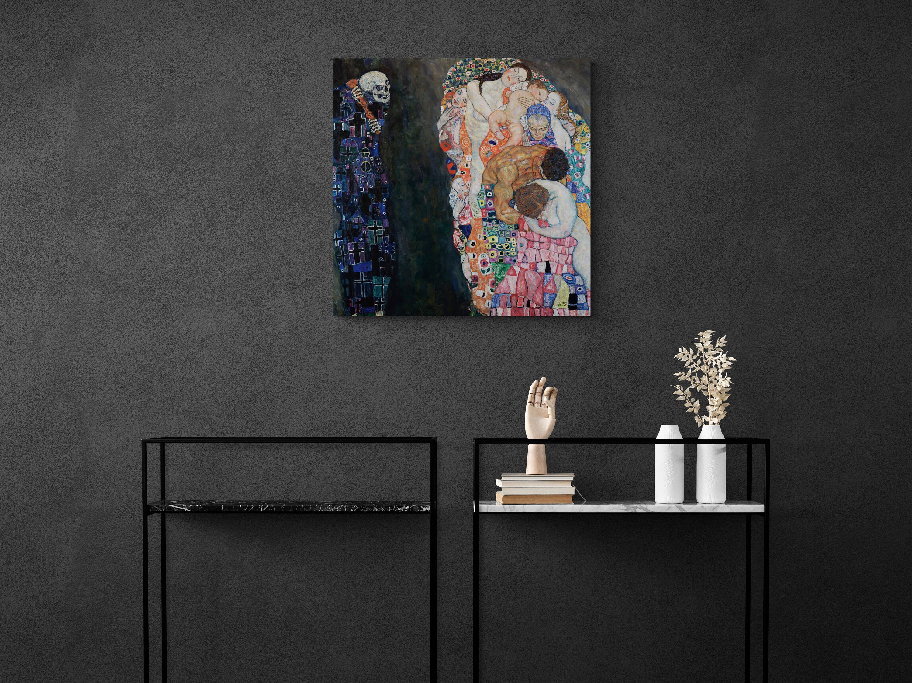 Gustav Klimt Prints: Death and Life. Gustav Klimt Giclee Art Prints on ...