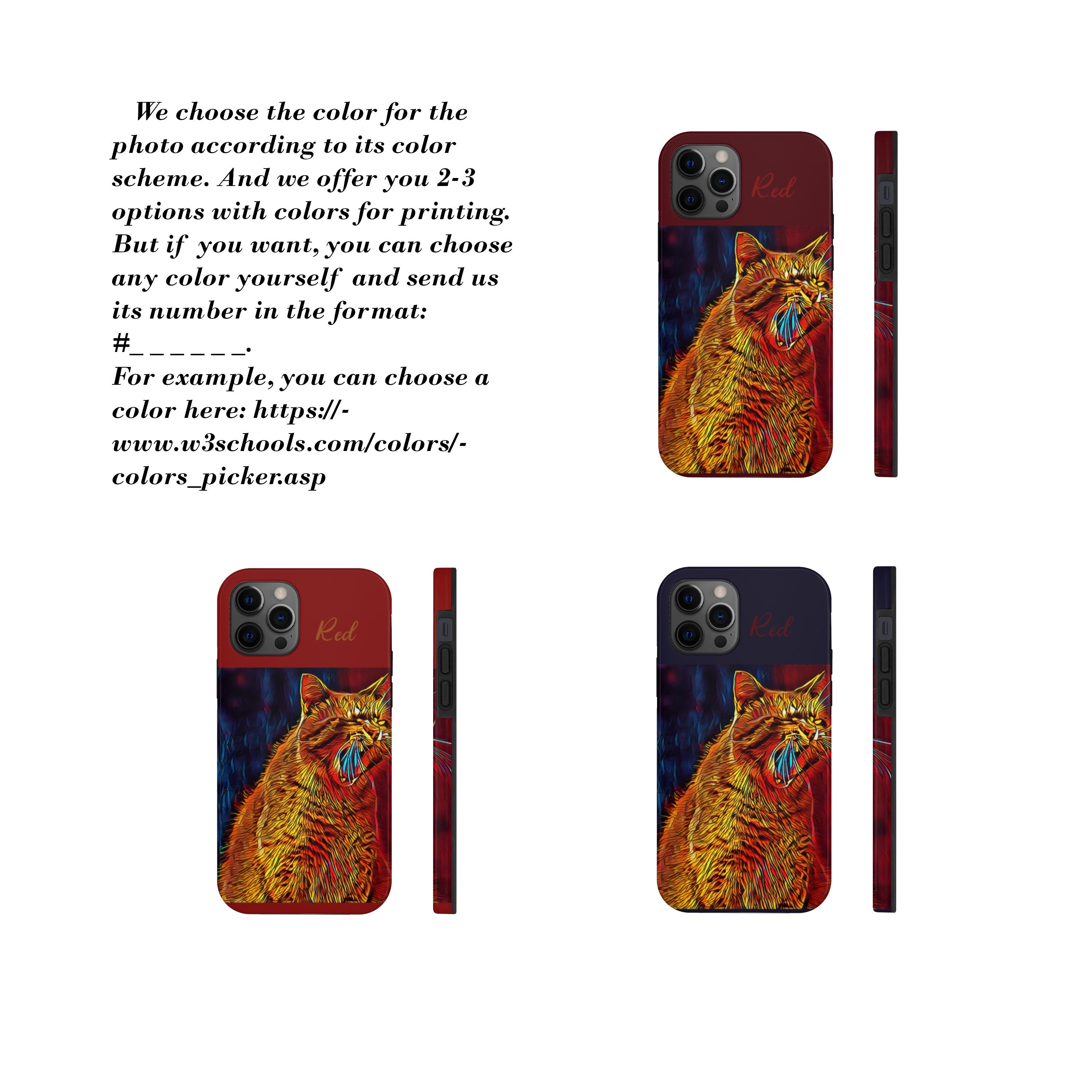 Custom phone case Personalized phone case Custom tough phone Etsy