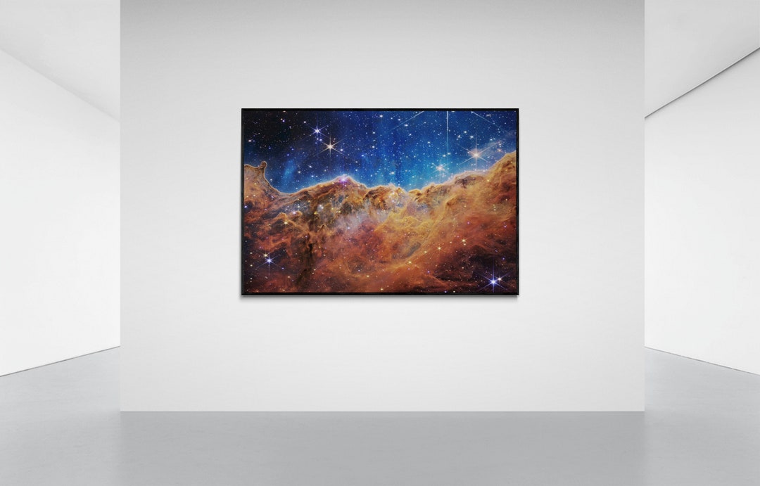 Carina Nebula, Nasa’s James Webb Space Telescope Image. Wall Art Print ...
