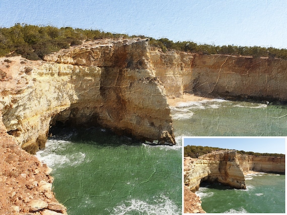 Custom landscape painting, Style oil painting from photo. Custom painting from photo.