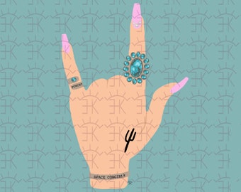 Lochige Hand png | Sublimation Download