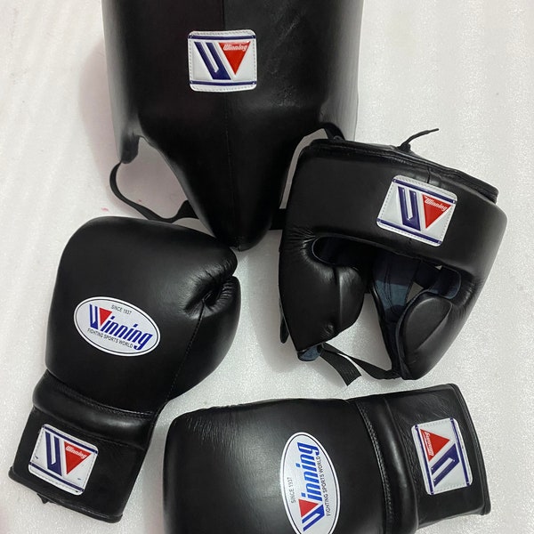 Custom Handmade Boxing Gloves Sparring Kit Winning, Personlized Boxing Gloves, Head and Groin, Gift For Men, Gift For Him, Gift For Students