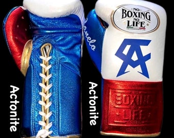 Gants de boxe personnalisés faits main No Boxing No Life, Gants de boxe personnalisés, Cadeau pour homme, Cadeau pour lui, Cadeau pour étudiant