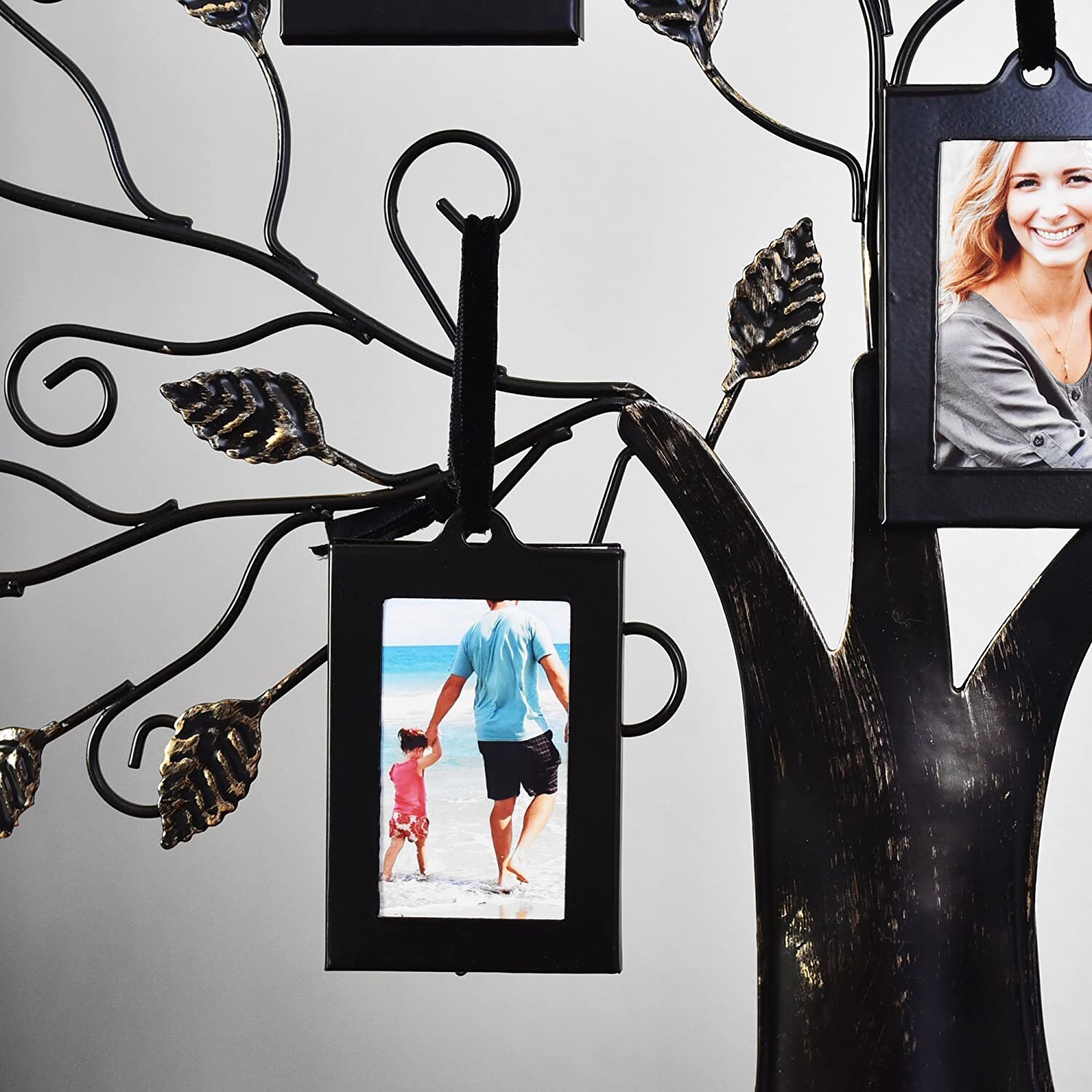 Family Tree Photo Frame with 6 Hanging Picture Frames by Etsy