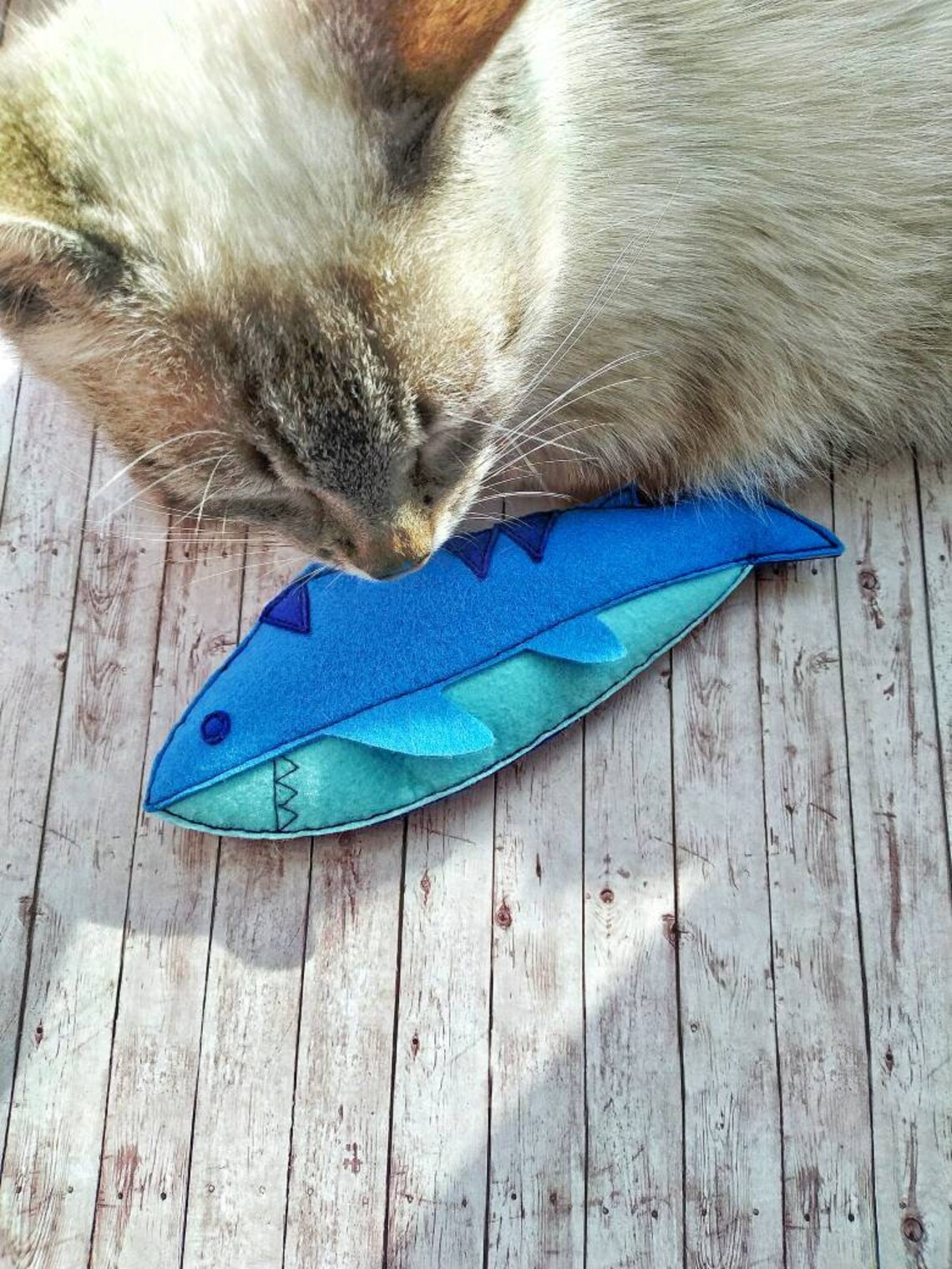 Catnip cat toys Shark fishes Fish toy Felt toys Best gift for Etsy