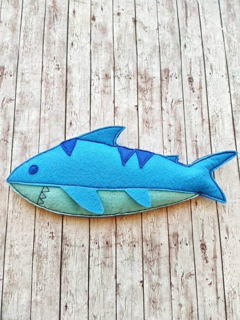 Catnip cat toys Shark fishes Fish toy Felt toys Best gift for Etsy