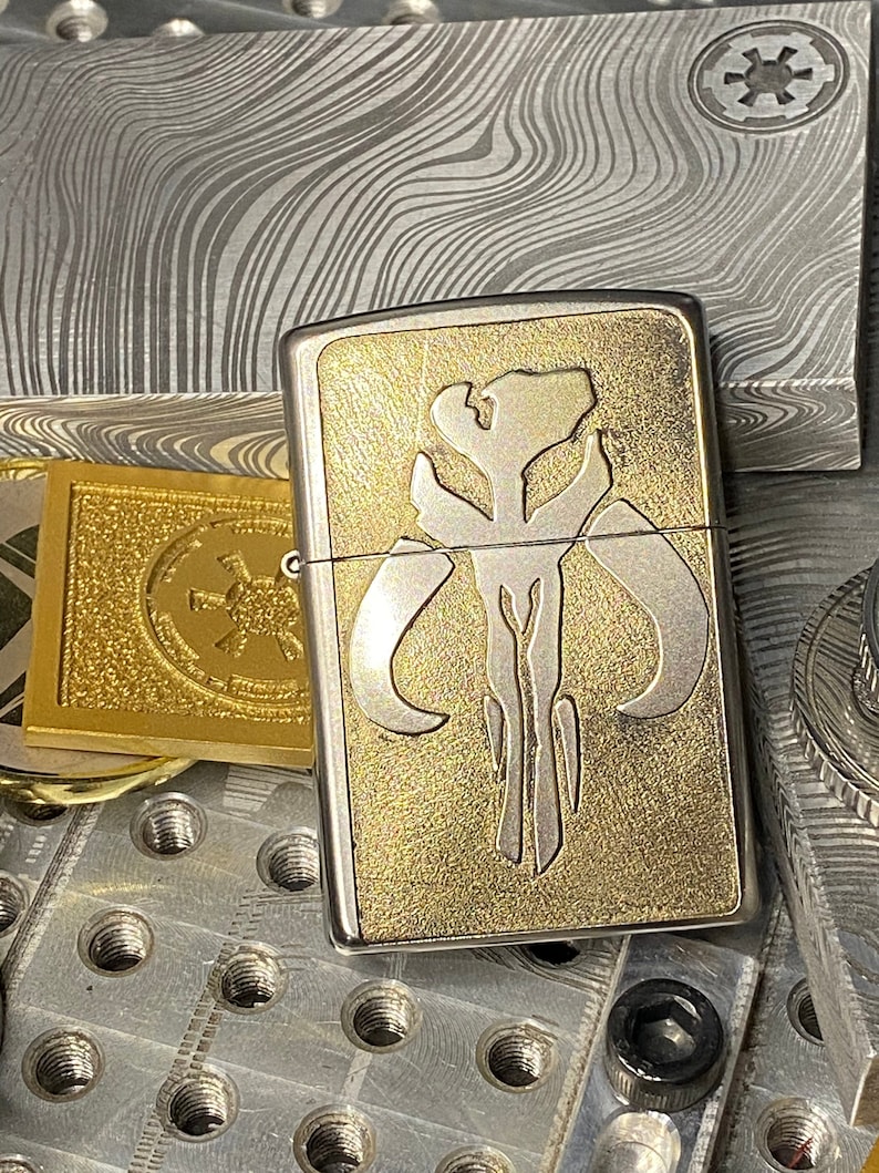 Star Wars Mandalorian Mythosaur Skull Zippo Lighter deep Etsy