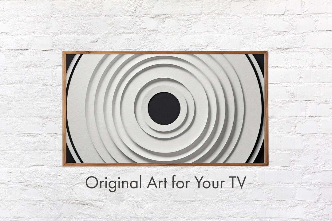 Frame TV Art, Abstract Shapes, Art for Frame TV, Digital Art Print for