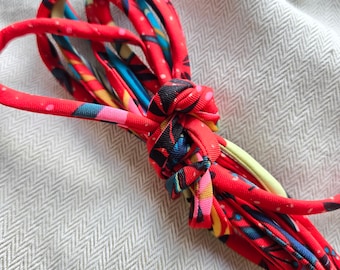 Handmade Silk Twill Ribbon Spaghetti Cord 