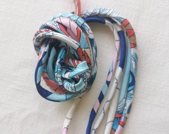 Handmade Silk Twill Ribbon Spaghetti Cord 