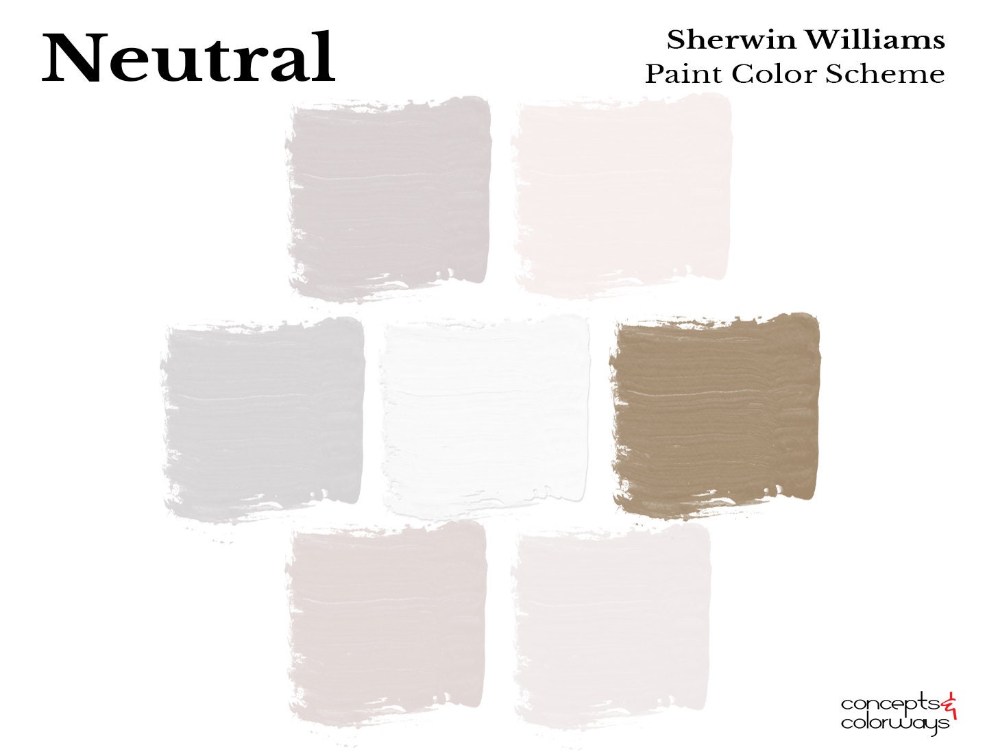 Neutral Home Paint Color Scheme that Coordinates with Sherwin Williams Ice Cube Pre Selected Neutral Paint Palette Room Paint Colors