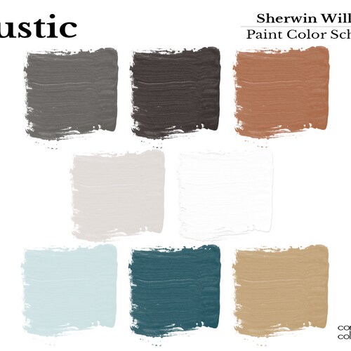 Professional Interior Paint Color Scheme That Coordinates With Etsy