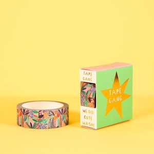 The Pink Jungle Of Flowers Washi Tape