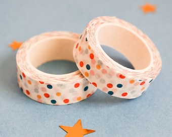 Watercolour Fun Polka Dot Washi Tape