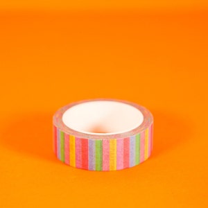 Stripy Stripe Rainbow Washi tape