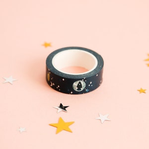 Crystal Night Sky Zilveren Washi Tape