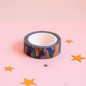 Ein Blatt in Blätter Washi Tape