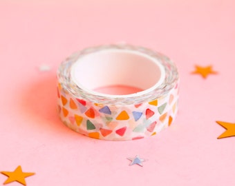 Pastel Polka Triangles Washi Tape