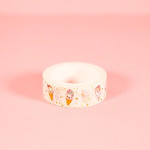 Fita Washi de folha de ouro Kawaii para bebê Ice Ice