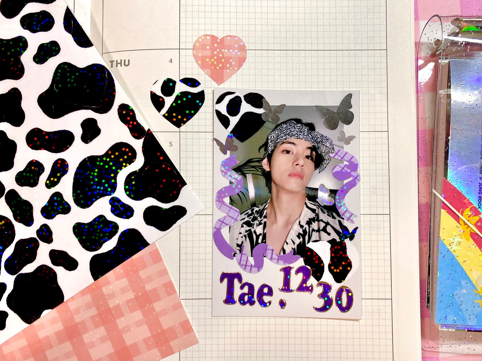 valentine 5 sticker sheets bundle korean confetti sticker etsy