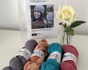 Hat Kit (Boxed) Hand Dyed Yarn - UK