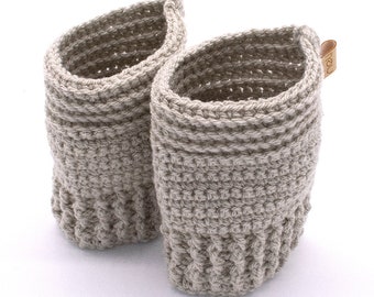 Small Ankle Warmers/Boot Cuffs (Crocheted) UK