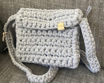 Handmade Crocheted Bag (Small - Shoulder/crossbody) UK