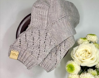 Hand Knitted Socks – Hand Dyed Blue Faced Leicester Yarn, UK Made