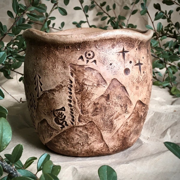 Wandernde Kokopelli — Keramiktöpfe, die Geschichten erzählen können
