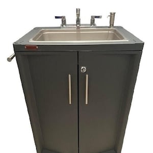 Portable Sink Handwashing, Hot & Cold Water, self contained. Full Size Basic 2023.