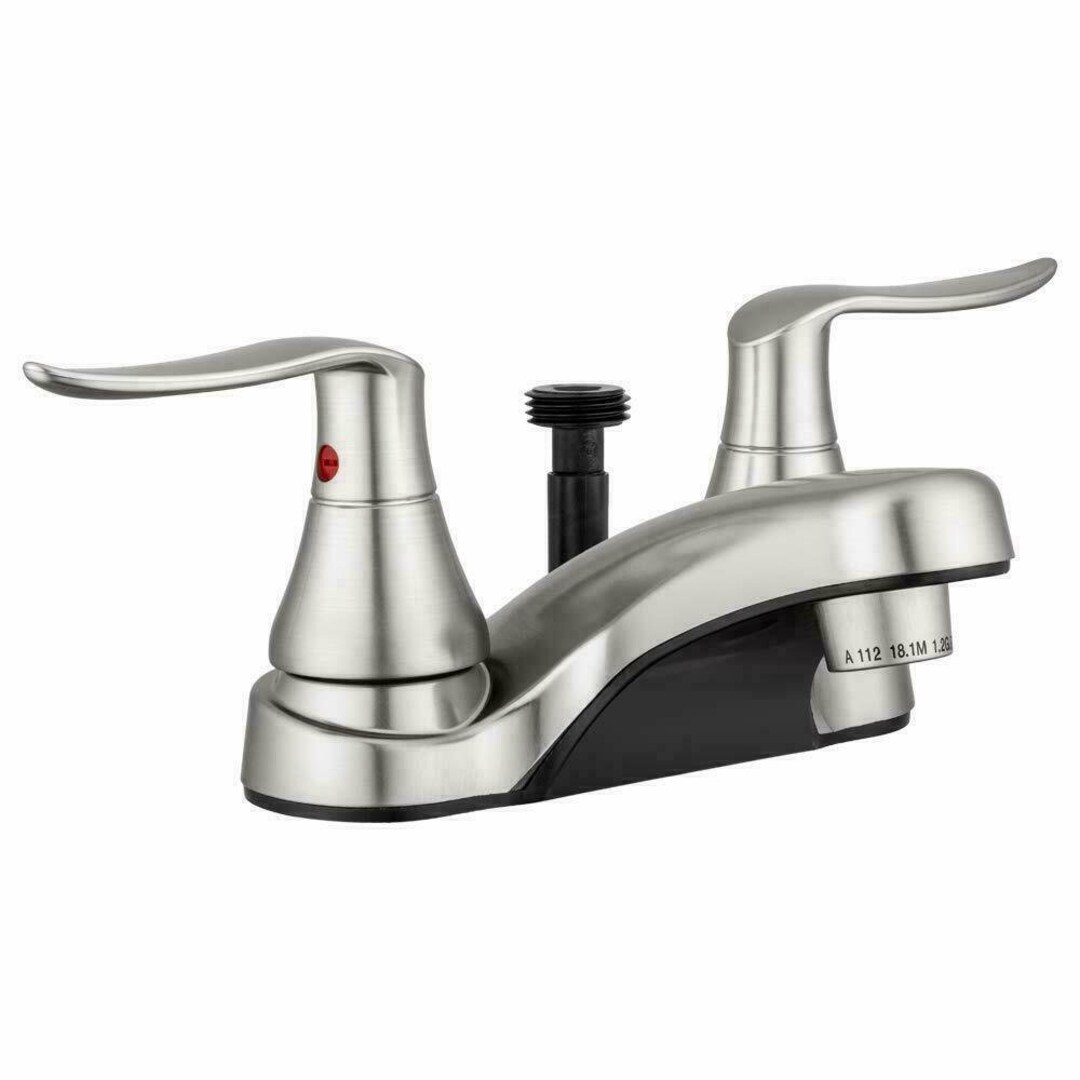 Dura Faucet DFPL720LHSN RV Bathroom Faucet With Diverterbrushed Satin