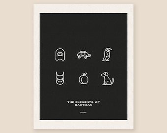 The Elements of Bahtman 90df print