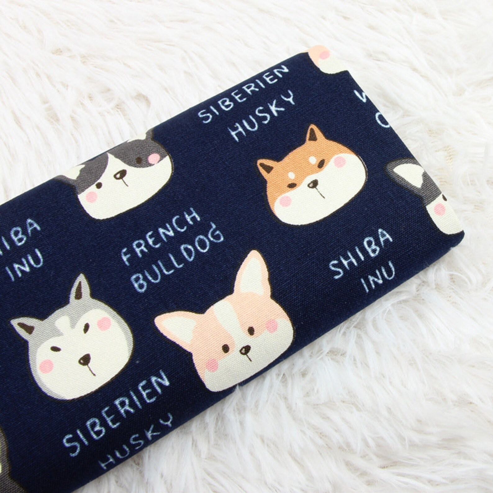 Hund Baumwollstoff Französisch Bull Hund Stoff Stoff Etsy