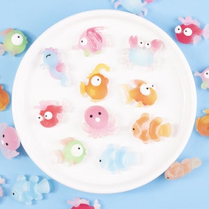 Cute Animal Theme Series Decorazione Cabochon Forniture fai da te Decorazione fermaglio per capelli Charms Kawaii # 017