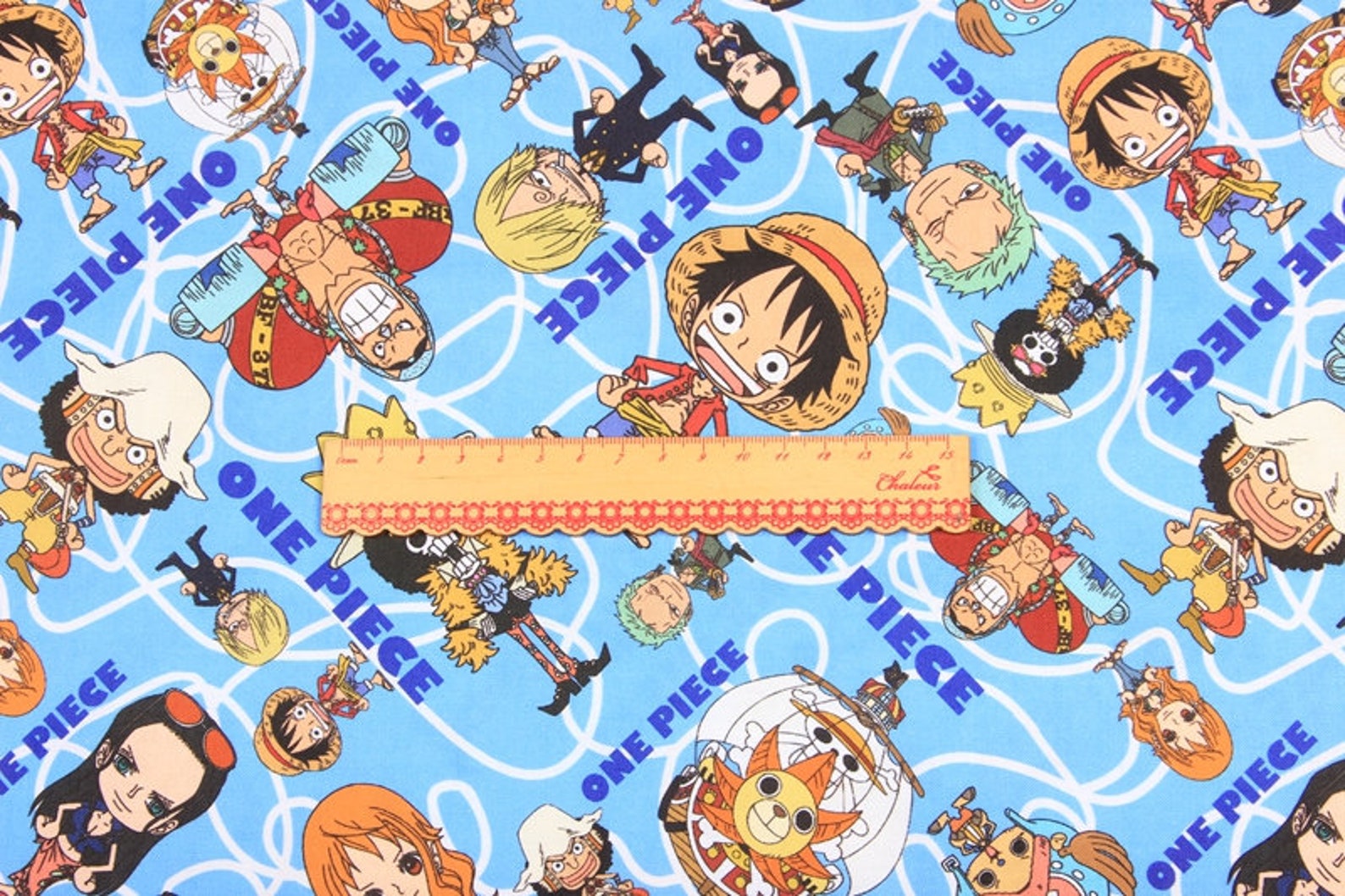 One Piece Japan Anime Fabric 100 Cotton Fabric Cartoon Etsy
