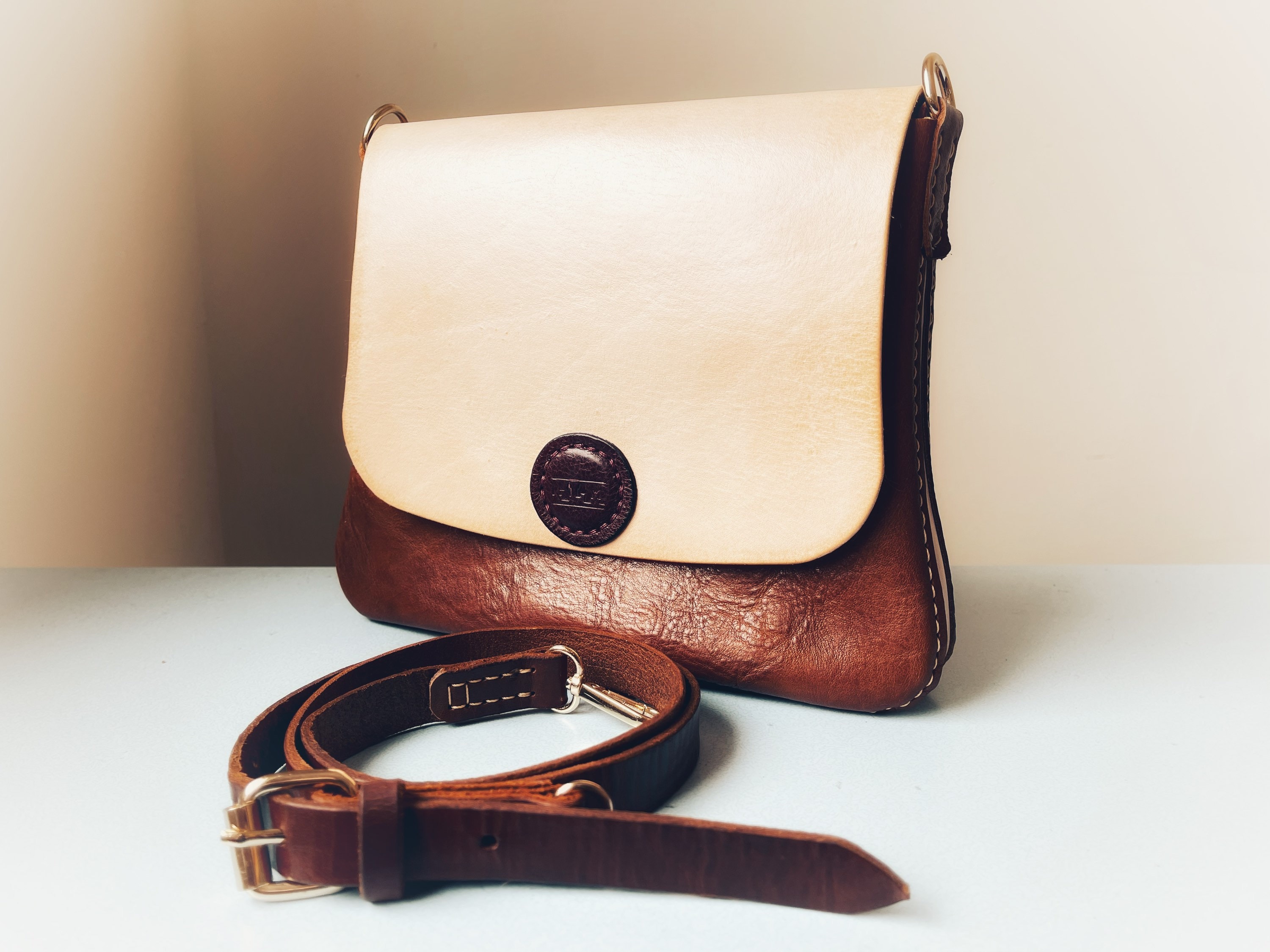 Handmade Genuine Leather Ladies Purse/bag Etsy Israel