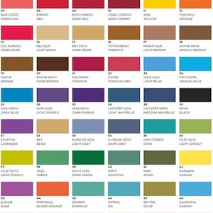 Fabric Dye Viktoria® Fabric Clothes Tie Dye 59 COLOURS , Concentrated 10 gram packs for 200g Fabric