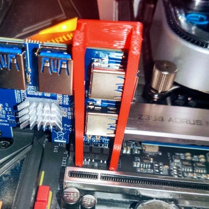 Pcie Riser Lock Clip Nvidia Amd Red Or Black 16pcs Etsy