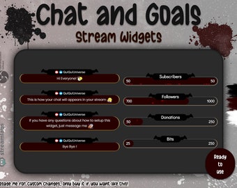 Bat Wings Chat and Goals for Stream - Twitch, Facebookgg