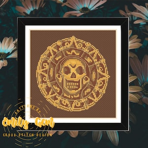 Cross Stitch &quot;Aztec Copper&quot; PDF Pattern