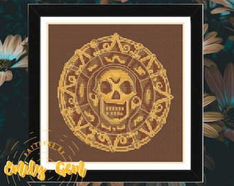 Cross Stitch "Aztec Copper" PDF Pattern