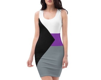 デミセクシャル ドレス | XS - XL | デミセクシャル フラッグ | デミセクシャル プライド | デミセクシャル カラー | デミセクシャル 衣類 | デミ ノースリーブ | デミ プライド