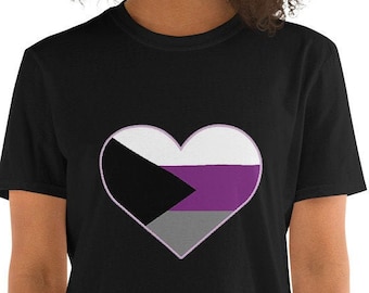 デミセクシャル T シャツ | S - 3XL | 複数の色! | デミセクシャル シャツ | デミセクシャル プライド | デミセクシャル フラッグ | デミセクシャル ハート