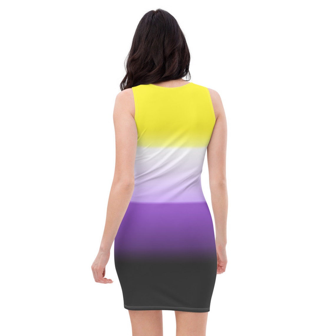 Nonbinary Gradient Dress Non Binary Dress Nonbinary Etsy