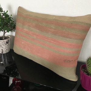 16x24 home decor pillow - pillow covers - turkish pillow rug - decoration pillow case - anatolian pillow kilim rug - handmade pillows rugs