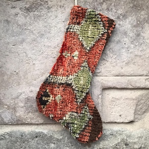 christmas rug stockings - christmas kilim stockings - handmade rug stockings - Xmas stockings - new year stockings - wall decor stockings