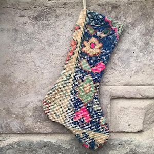 christmas rug stockings - christmas kilim stockings - handmade rug stockings - Xmas stockings - new year stockings - wall decor stockings