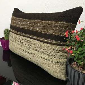 16x24 home decor pillow - pillow covers - turkish pillow rug - decoration pillow case - anatolian pillow kilim rug - handmade pillows rugs