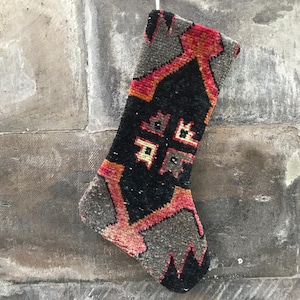 christmas rug stockings - christmas kilim stockings - handmade rug stockings - Xmas stockings - new year stockings - wall decor stockings